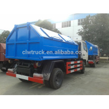 2015 Dongfeng hydraulic arm garbage truck,3-4m3 garbage containers for sale